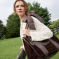 Case-Mate Espresso Polka Dot Bow Jelly Tote Bag