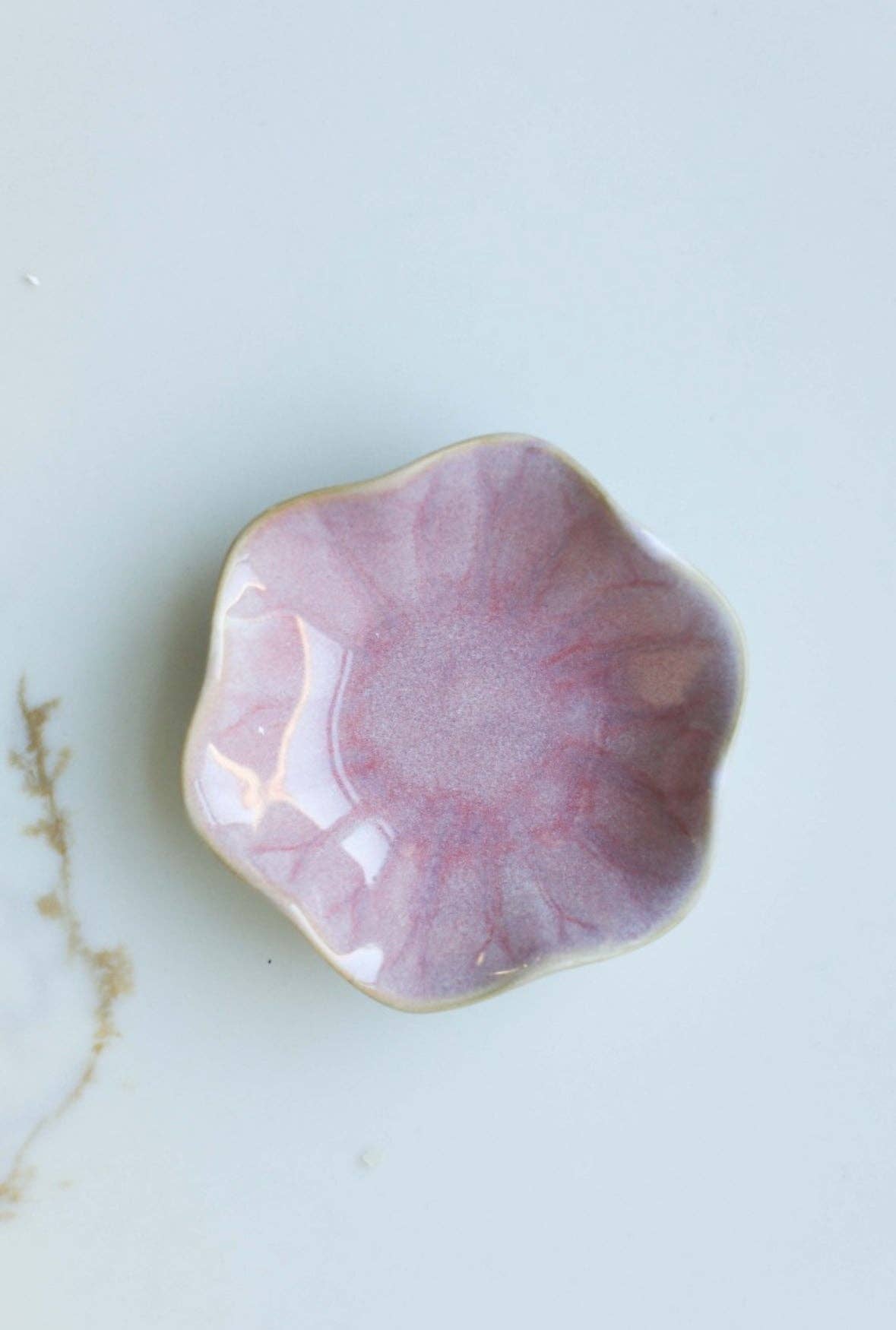 Mini Floral Ceramic Plates