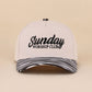 Sunday Worship Club Two Tone Cotton Hat