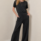 BUTTERY SOFT CINCHED WAIST JUMPSUIT FWMJ3555