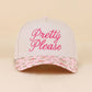 Pretty Please Two Tone Snapback Hat