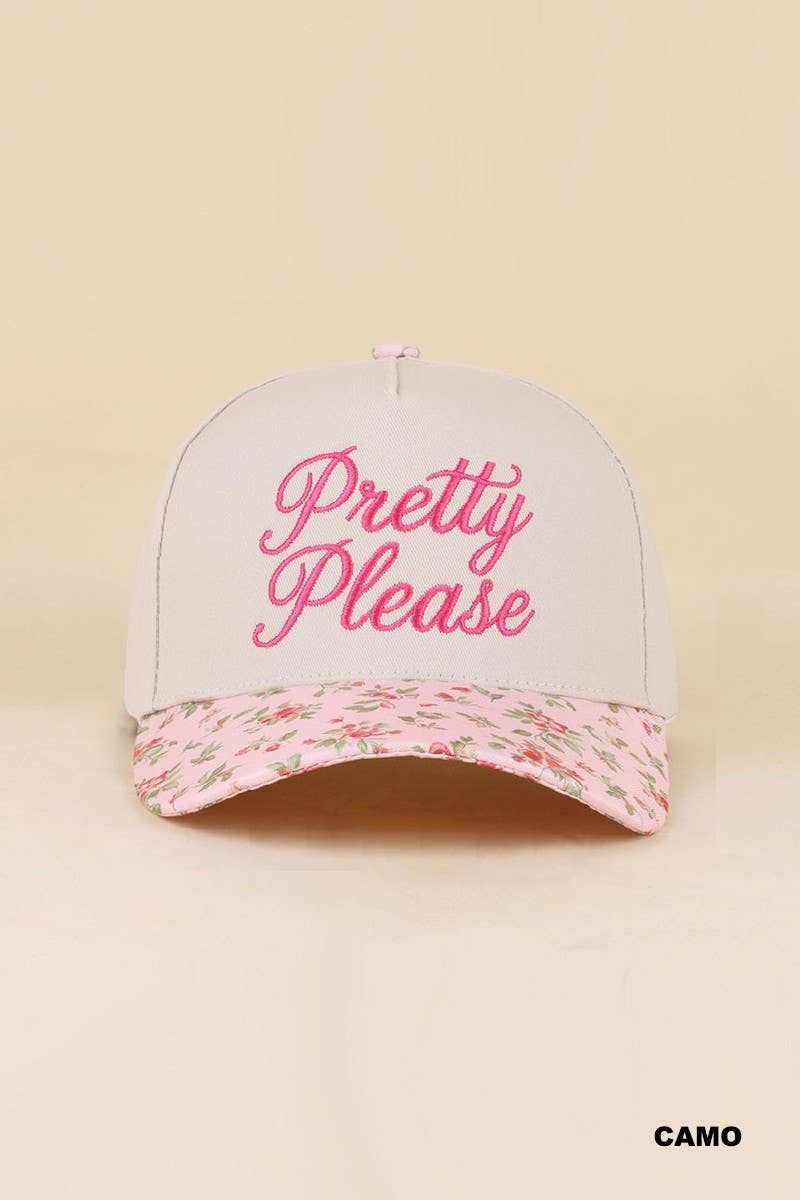 Pretty Please Two Tone Snapback Hat