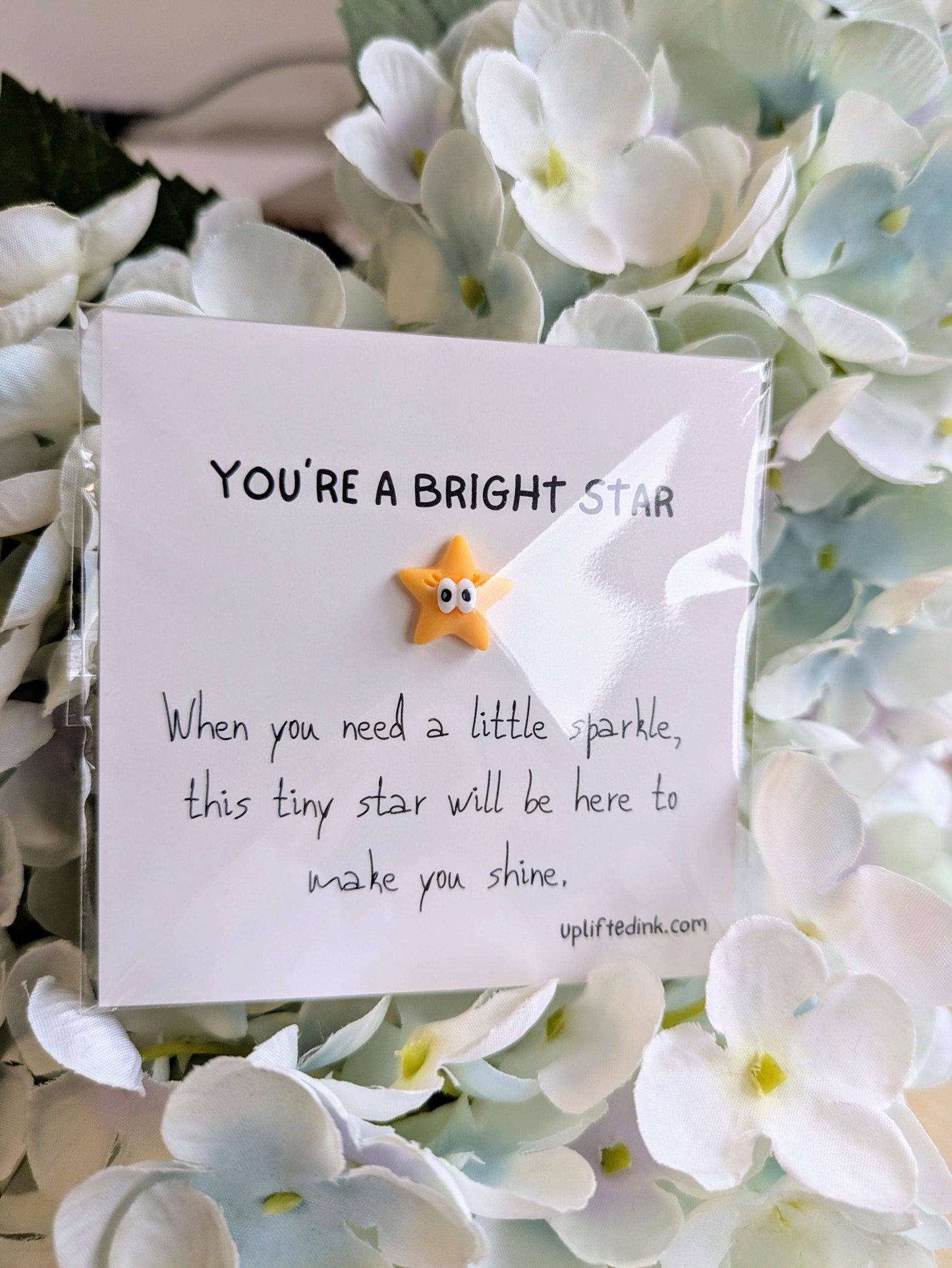Bright Star Mini Note Card with Personalized Message Option