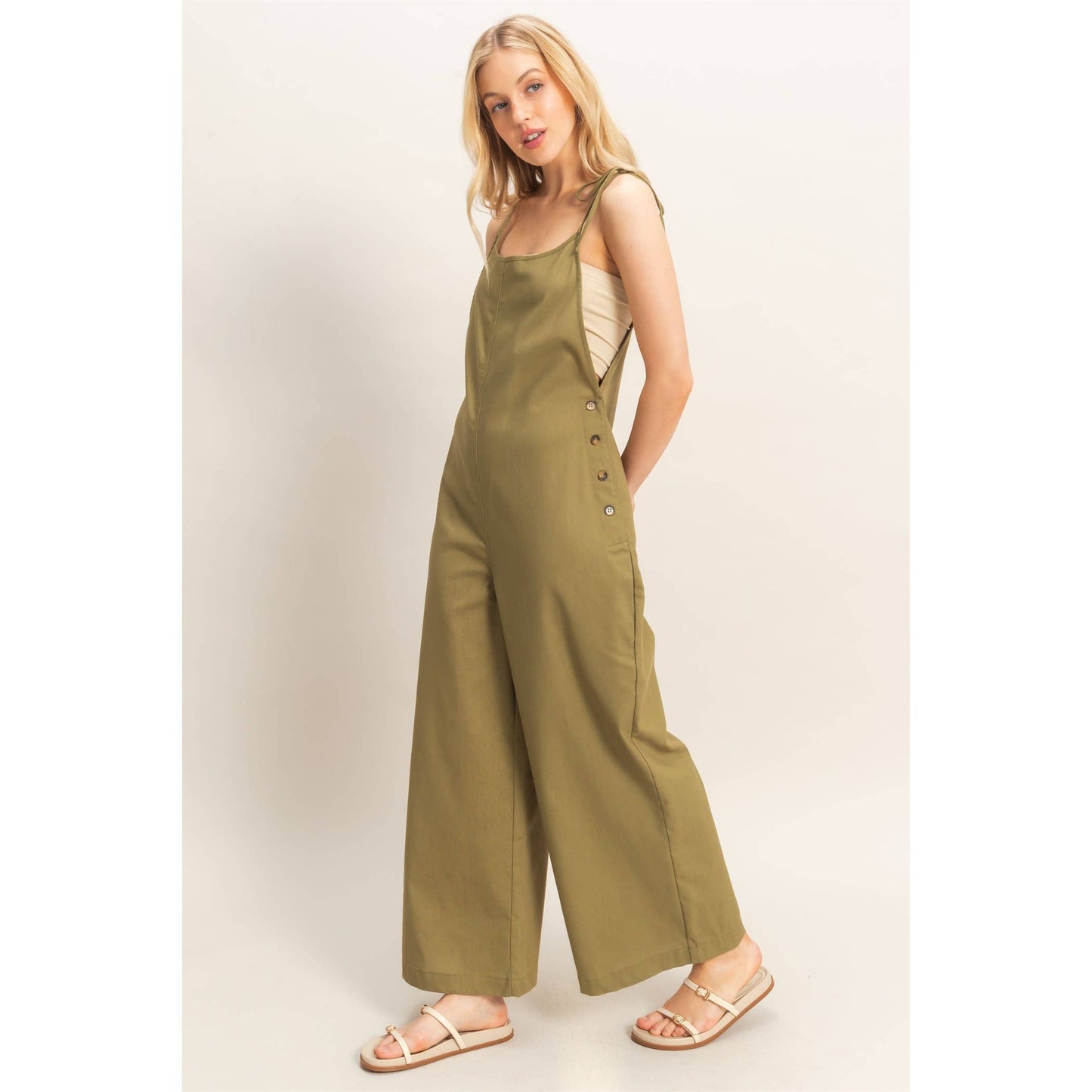 Adjustable Strap Jumpsuit