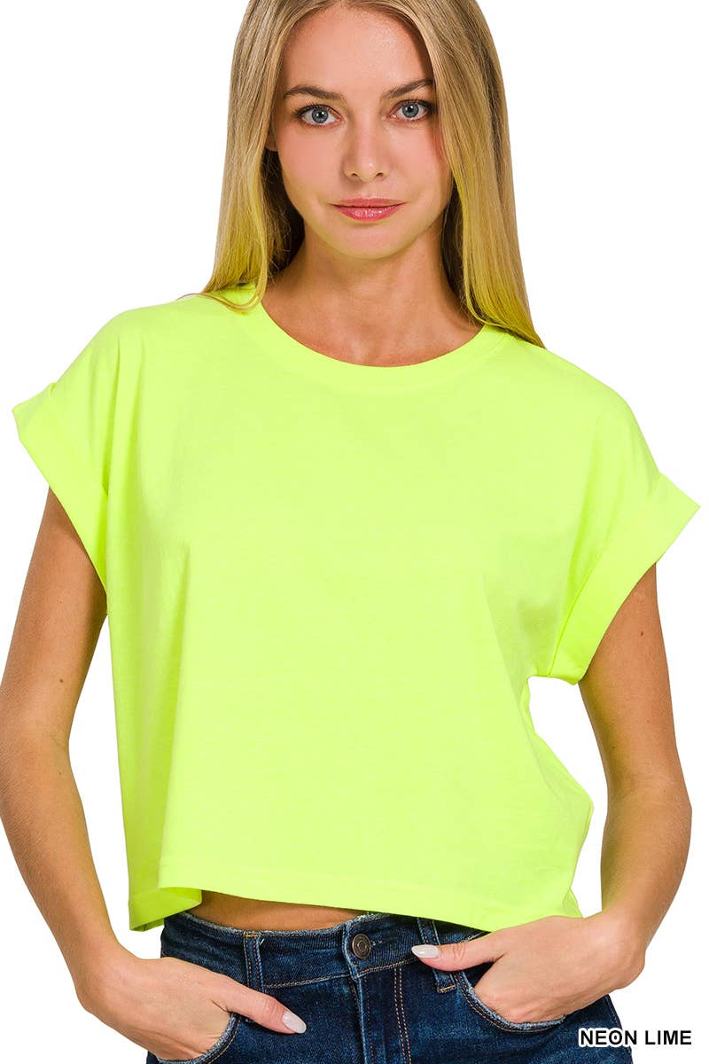 `".Cotton Short Sleeve Tee