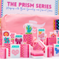 Crystal Prism Pink | Mahjong with Bold Angles and Vibrant Vibes | 1.25" x 0.9" x 0.7"