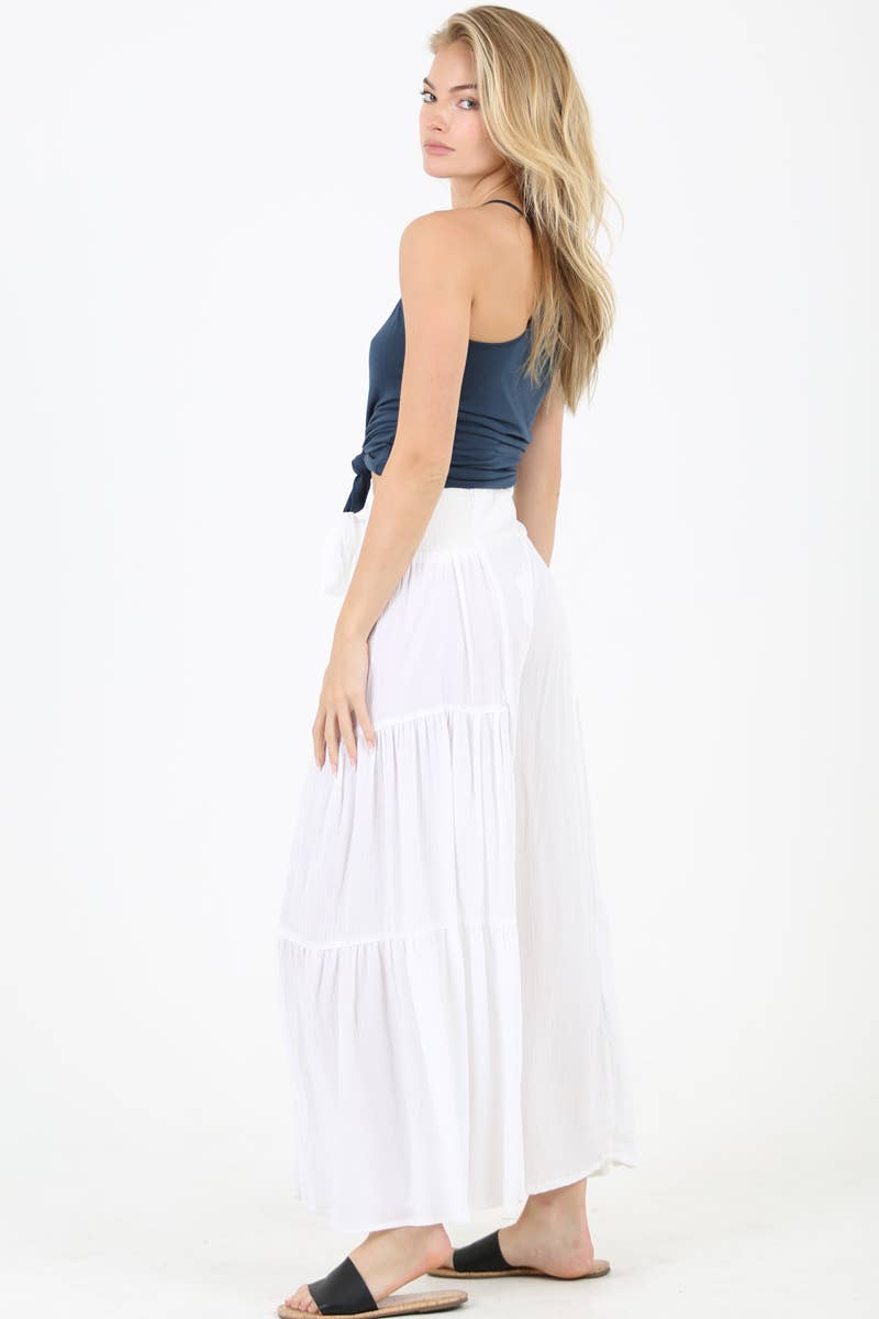 B3663-ASIS TIE WAIST WIDE LEG PANTS