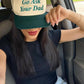 Two Tone Cap - Go Ask Your Dad - Beige/Green