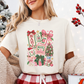 Christmas Colorful Mahjong Collage Graphic T-Shirt