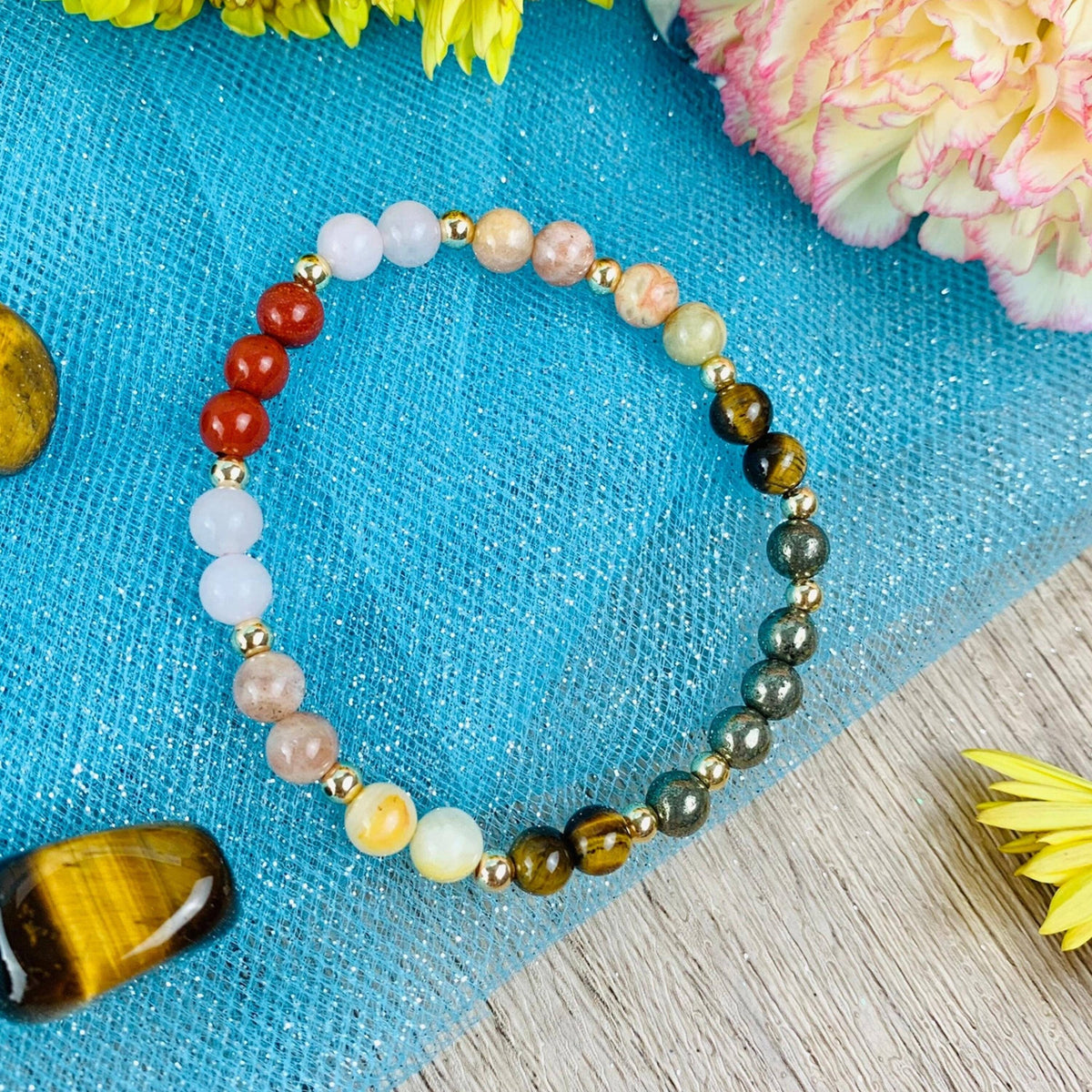 Leo Zodiac Crystal Bracelet