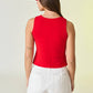 PT50333 Audrey Sleeveless Button Up Top