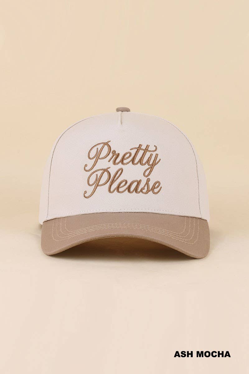 Pretty Please Two Tone Snapback Hat