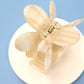 FLOWER STRIPE CELLULOSE HAIR CLAW CLIPS | 40H609