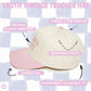 Kid/Baby 2-Tone Cap: Expensive & Difficult- Rose/Beige