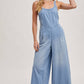 DENIM OVERALL JUMPSUIT