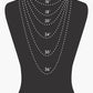 Metallic Pendant Knotted Bandana Necklace