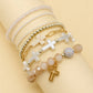 Cross Charm Mixed Beaded Bracelet Set | 40B5275