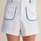 High Waist Front Pocket Shorts