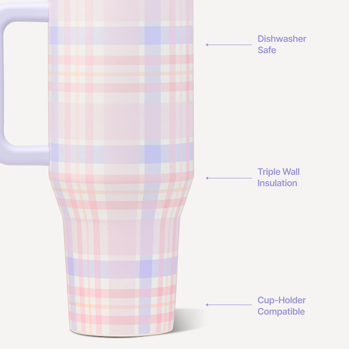 Lavender Dreams HydroJug 40 oz Traveler Tumbler