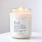Bestie Noun Soy Candle / Lavender Vanilla / Friend Gift