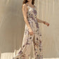 Floral Print Wide Leg Jumpsuit