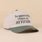 Two Tone Snapback Hat