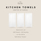Mahjong Kitchen Towel Mah jongg Tile Game Decor Hostess Gift