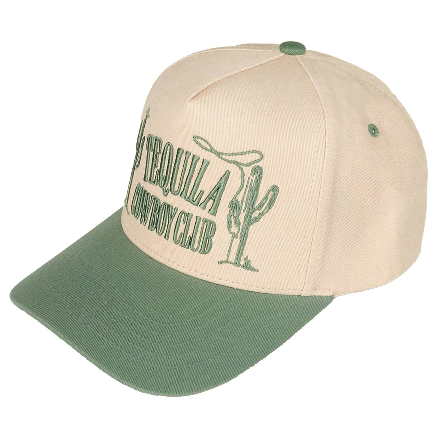 C.C TEQUILA COWBOY CLUB Cotton Trucker Cap