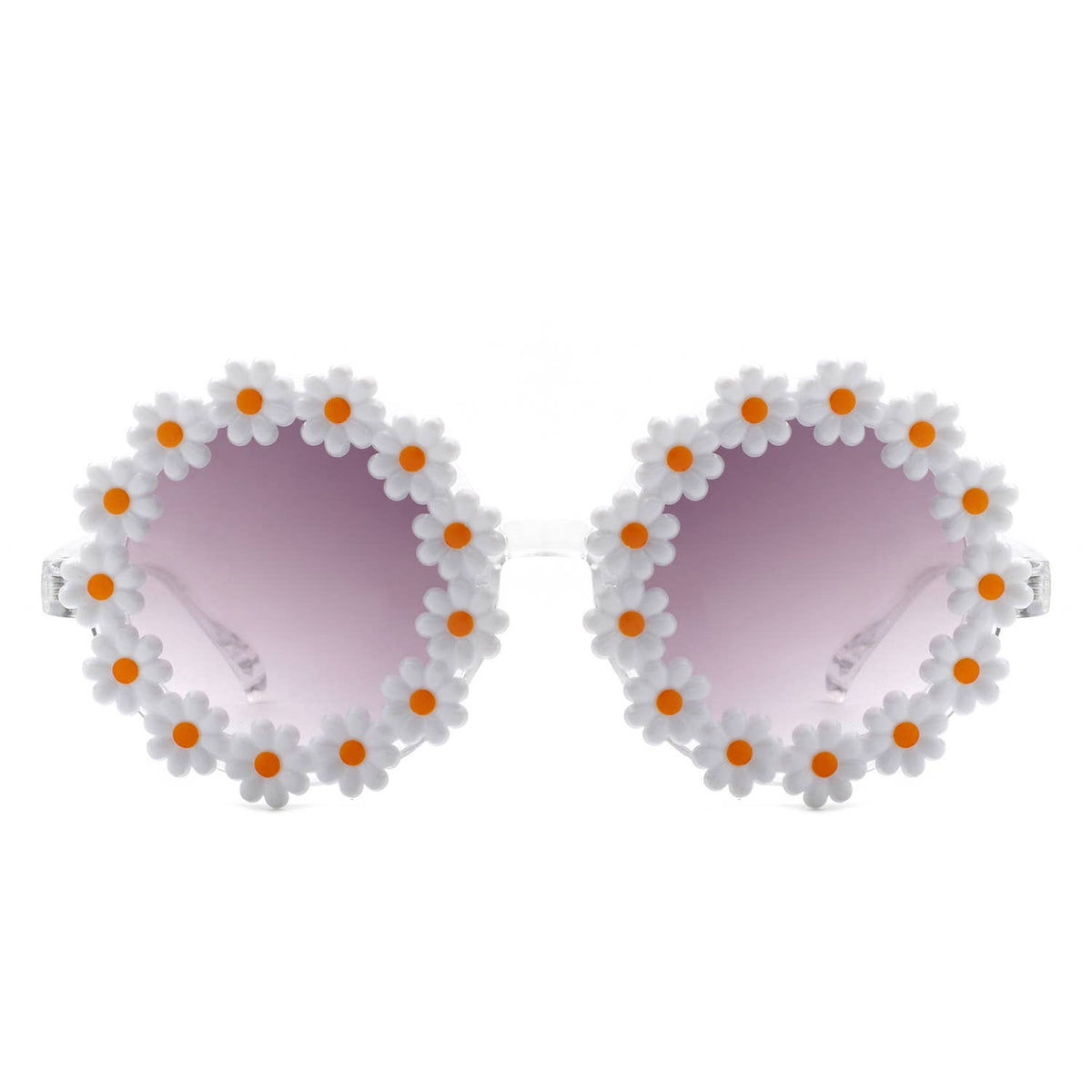 Kids Round Flower Sunglasses