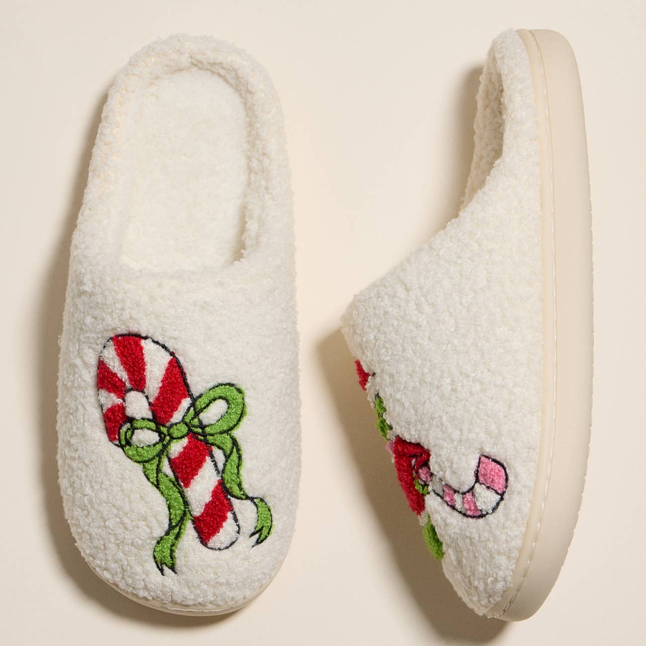 Green Monster Cozy Christmas Slippers