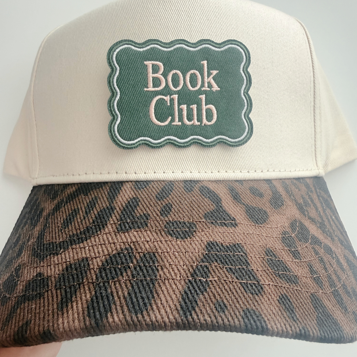 2.5" Book Club -  Embroidered Hat Patch
