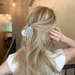 Polka Dot & Striped Heart Hair Claw Clips | 40H1053