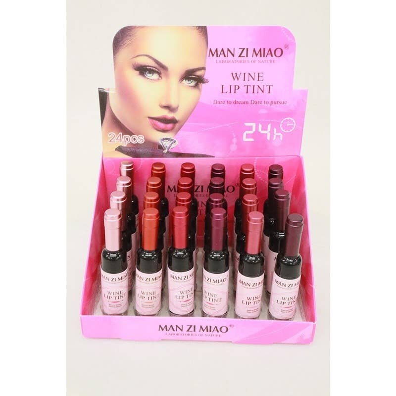 24 pcs Wine Theme Lip Tint
