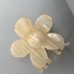 FLOWER STRIPE CELLULOSE HAIR CLAW CLIPS | 40H609