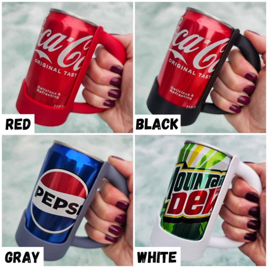 7.5 & 8.4 oz MINI Can Holder, Mini Soda Pop Holder Handle