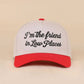 Besties'/I'm The Friend In Low Places two tone snapback hat