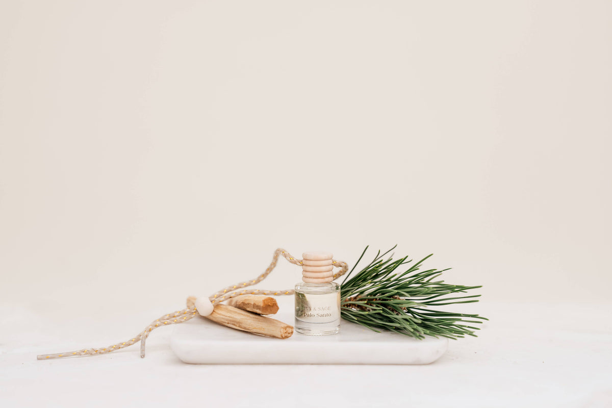 Palo Santo Car Diffuser – Amber, Sacred Wood & Musk