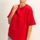 Crew Neck Short Sleeve Top