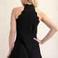 Scallop Halter Romper