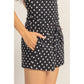 Polka Dot Drawstring Shorts