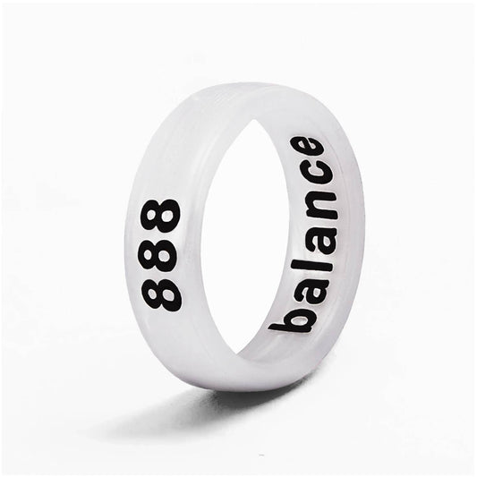 Flip Reversible Angel Numbers 888 and Balance Ring