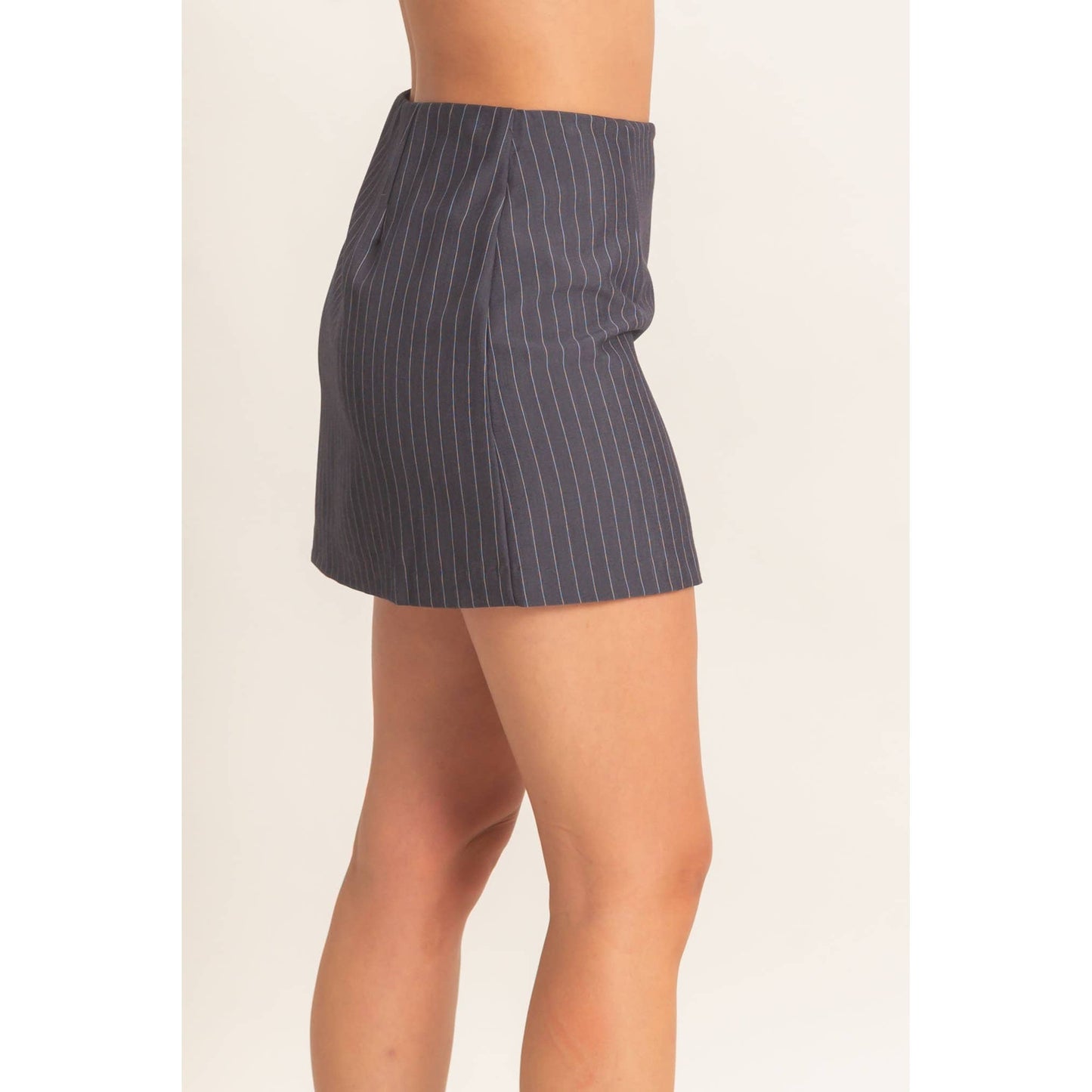 Pinstripe Skort