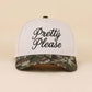 Pretty Please Two Tone Snapback Hat