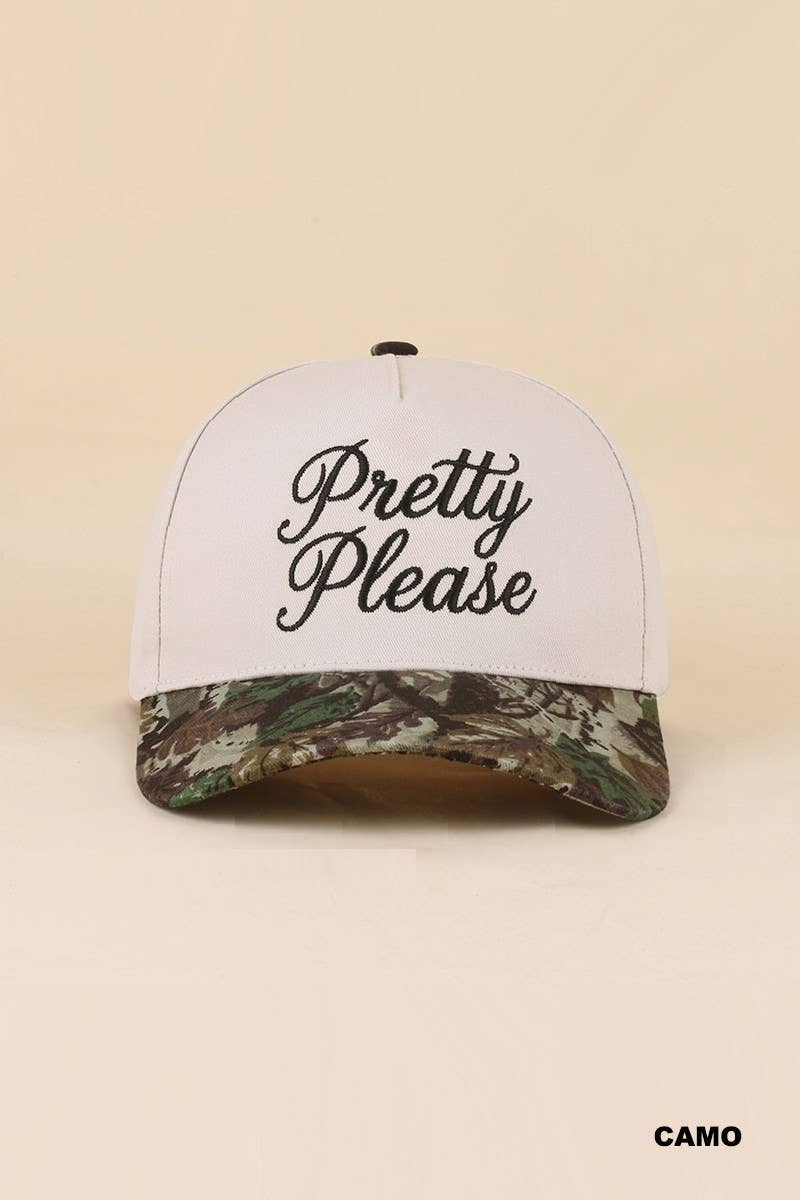 Pretty Please Two Tone Snapback Hat