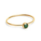 18K Gold PVD Stainless Steel Birthstone Stacking Ring