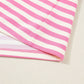 66Spring 2026 Striped Quarter-Zip Sleeveless Top & Skort Set