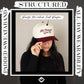 2-Tone Cap - My Therapist Gave Up - Burgundy/Beige
