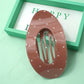 Jumbo Lay Flat Oval Hair Claw Clips Secure Styling | 40H1050