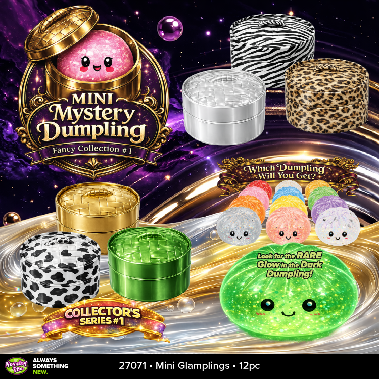 Fun Doh MINI Fancy Mystery Dumpling Squishy Toy - 12/Display
