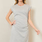 BUTTERY SOFT CINCHED DRESS FWMD3757